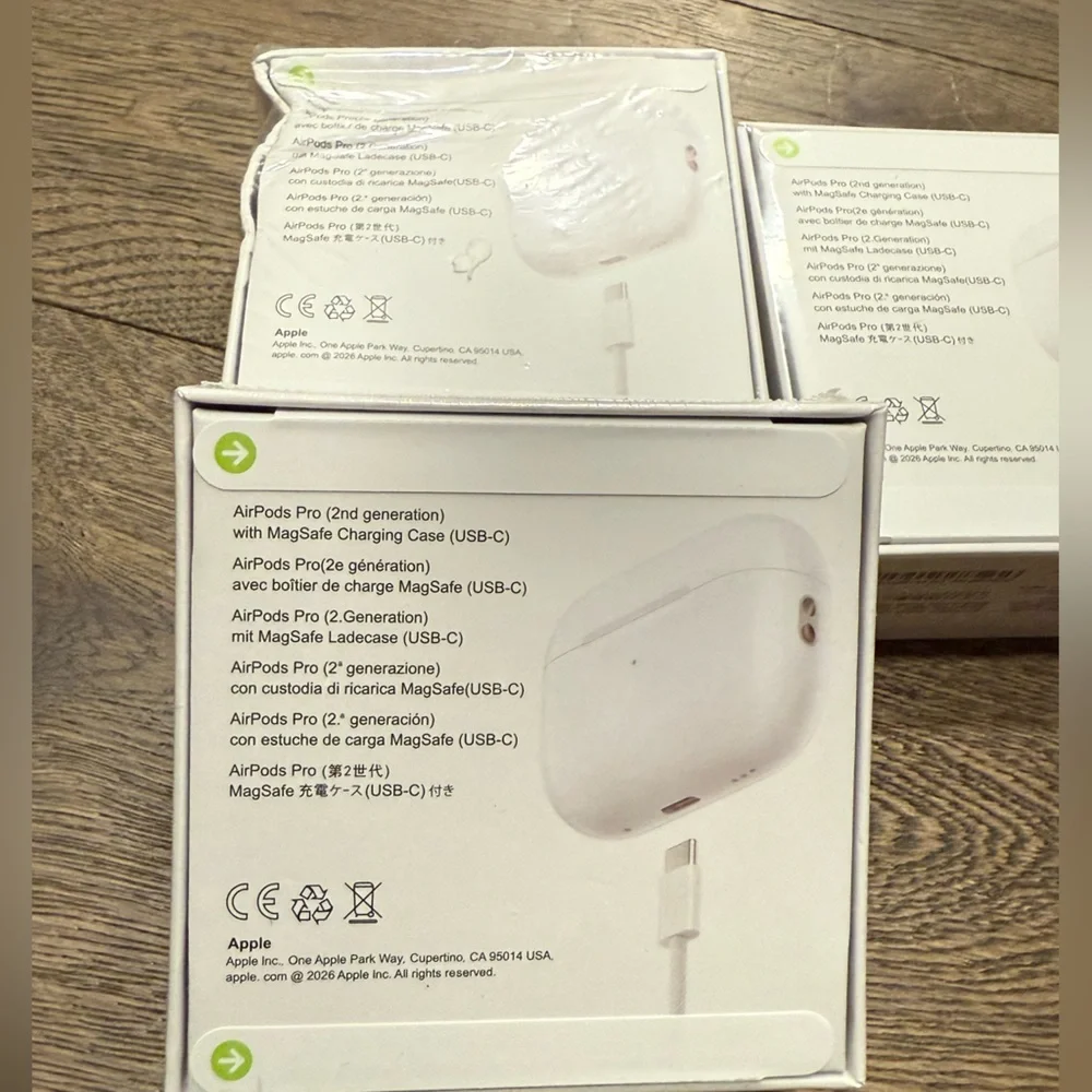 Apple AirPods Pro (2nd generation) White Wireless Earbuds. NIB. Authentic.1 pair